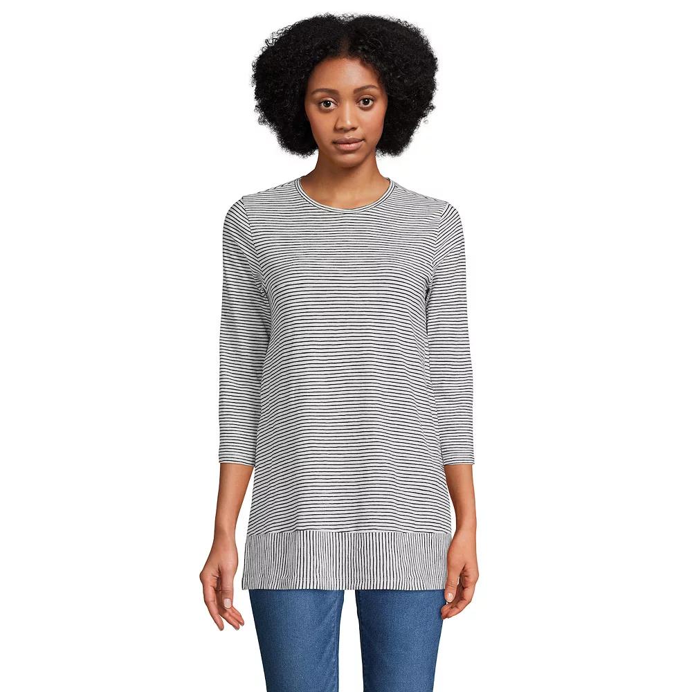 Women's Lands' End Slub Jersey Swing Tunic,  Product Image