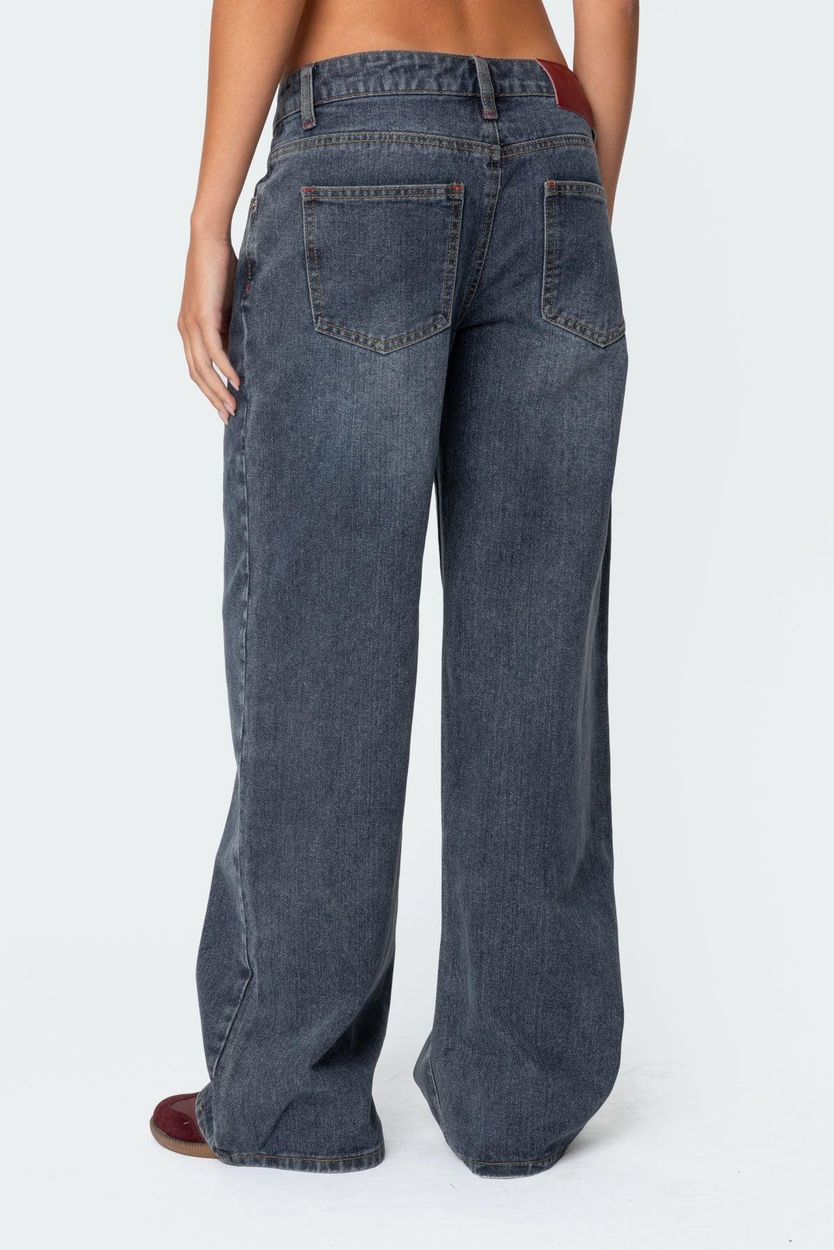Ace Low Rise Baggy Jeans Product Image