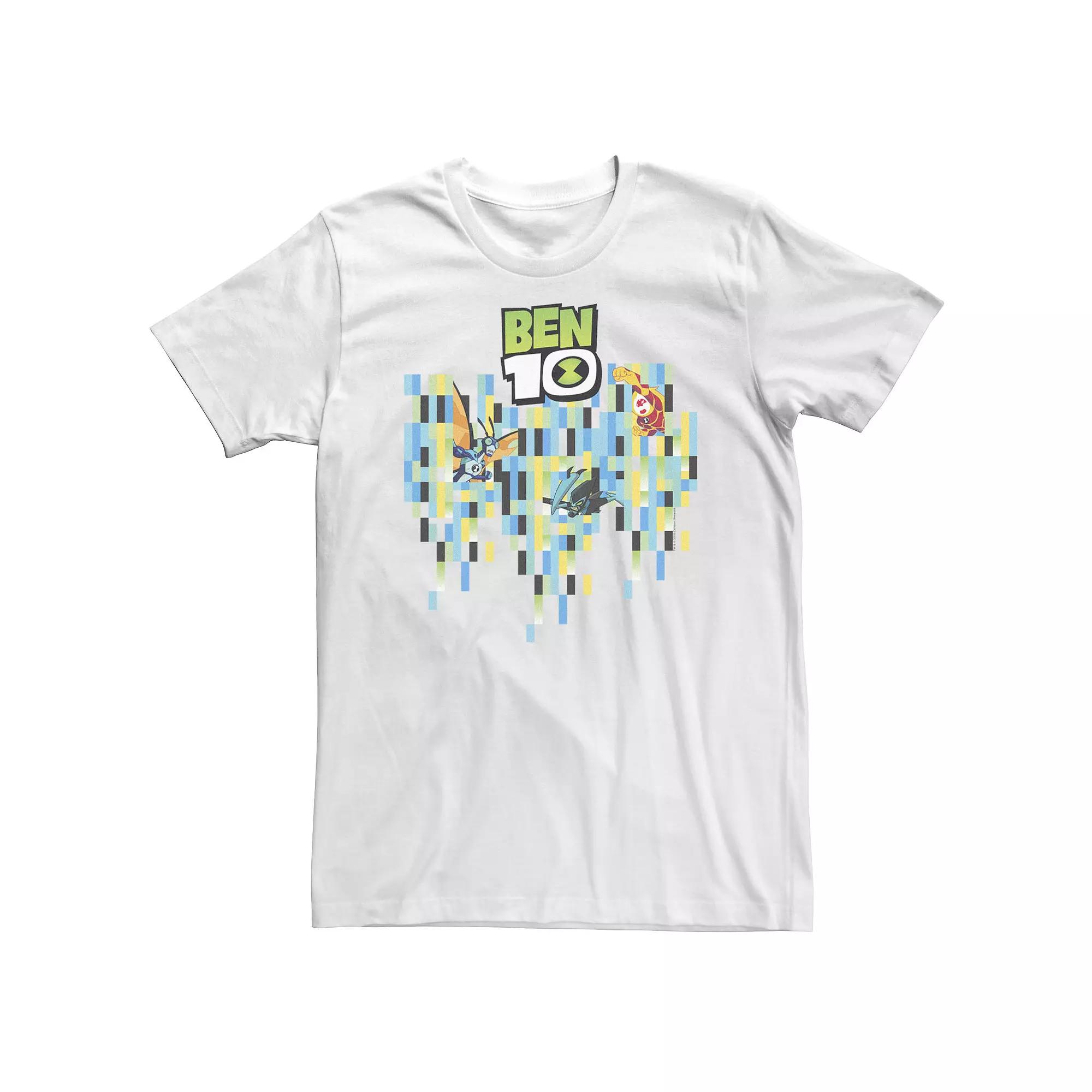 Big & Tall CN Ben 10 Pixel Aliens Tee, Men's,  Product Image