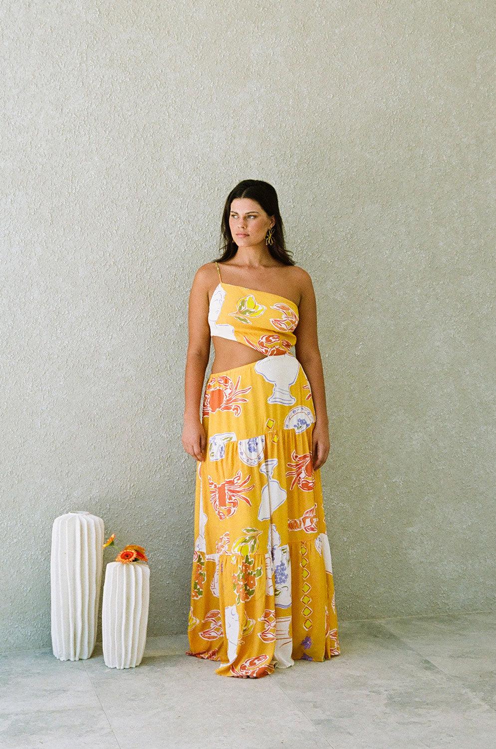Aliza Dress - Ciao Yellow Product Image
