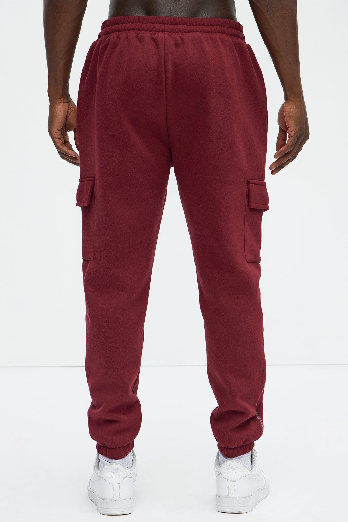 Elevated Cargo Jogger - Burgundy Product Image
