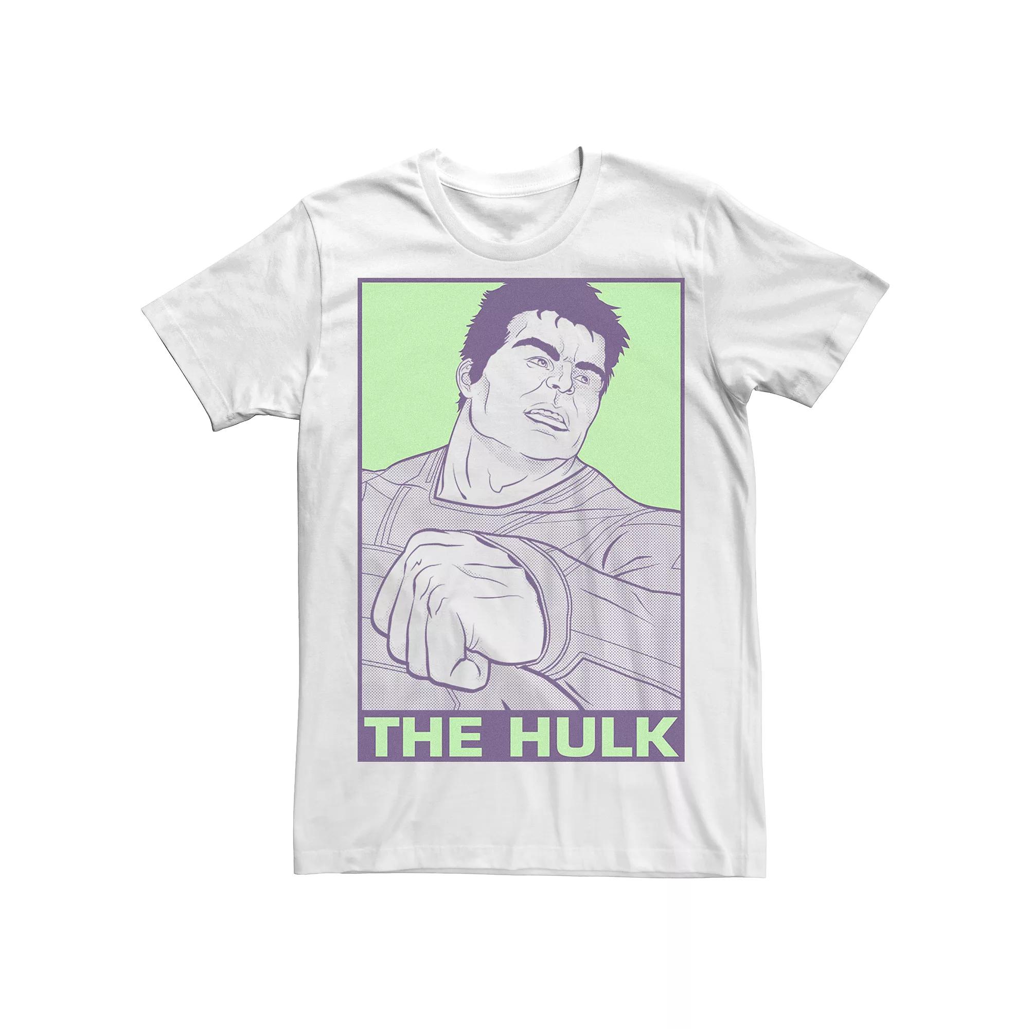 Men's Marvel Avengers Endgame Pop Art Hulk Tee,  Product Image