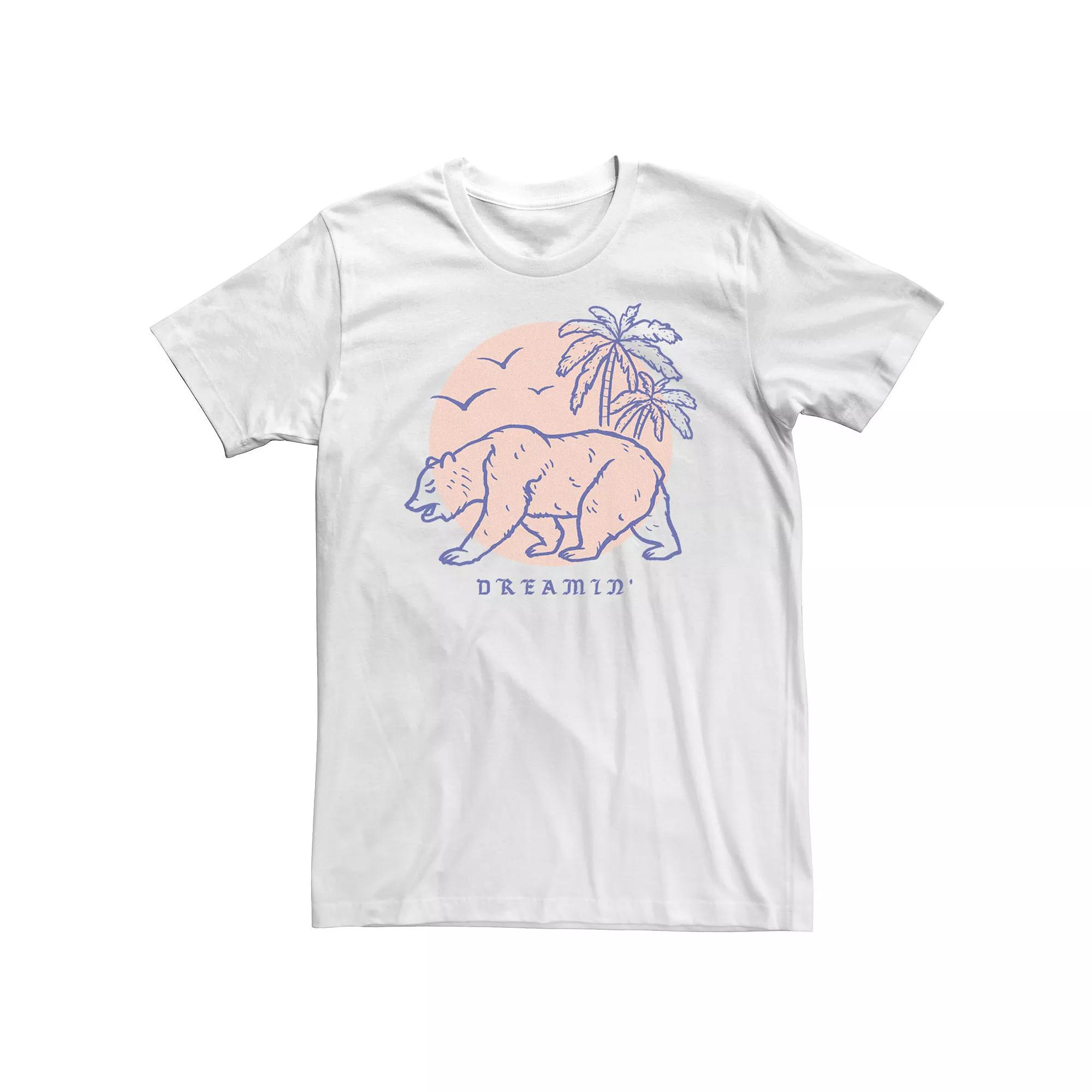 Big & Tall California Bear Dreamin' Sunset Tee, Men's,  Product Image
