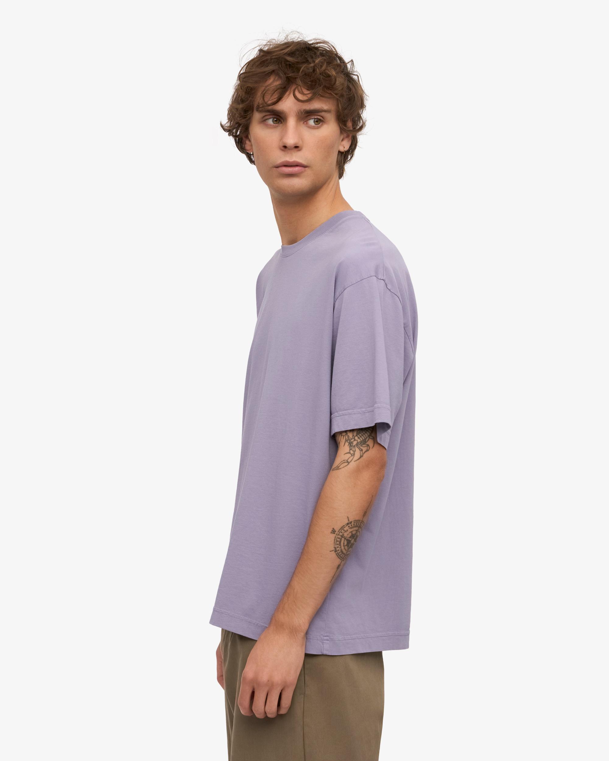 Oversized Organic T-Shirt - Purple Jade Product Image