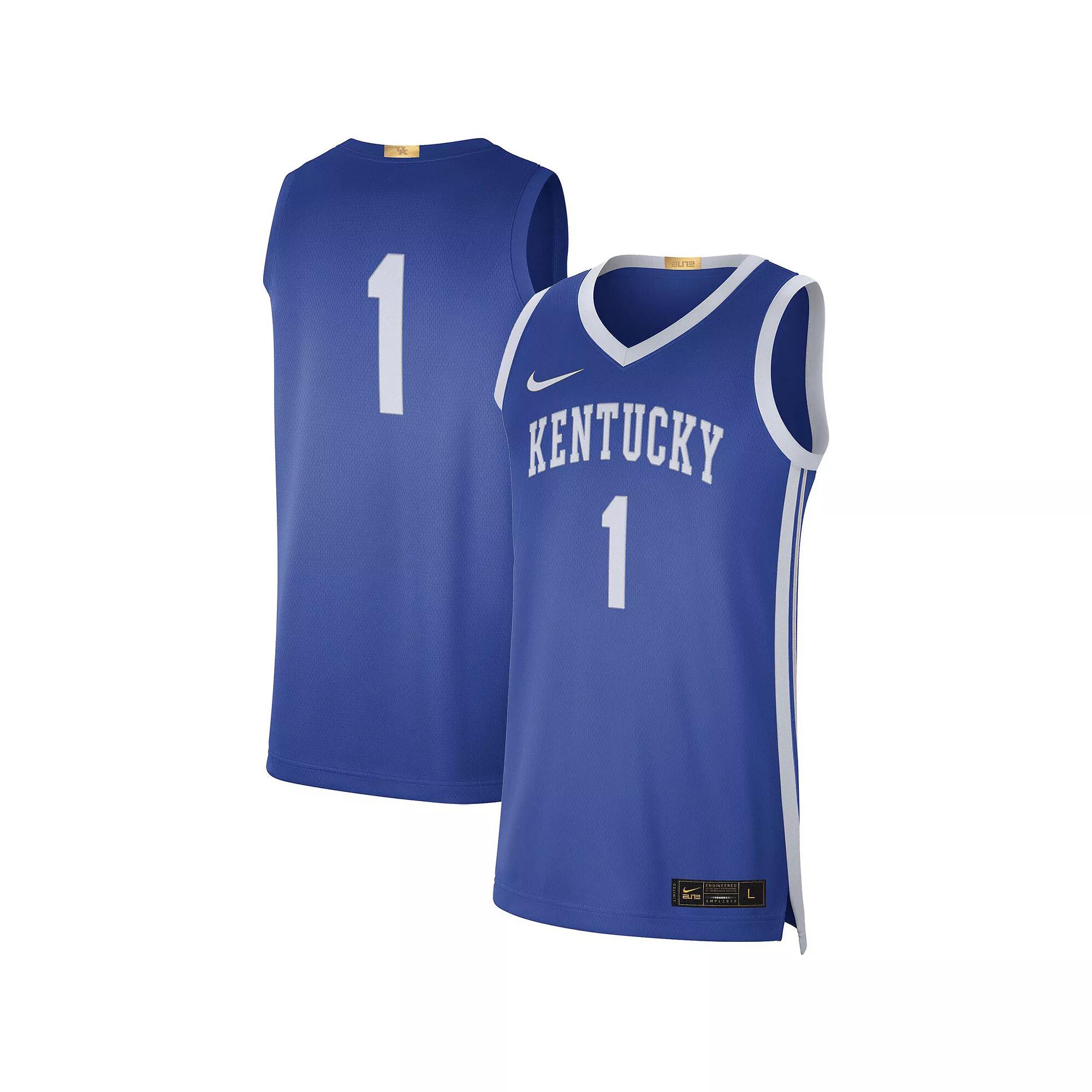 Men's Nike Royal Kentucky Wildcats Limited Basketball Jersey, Size: Large, Blue Product Image