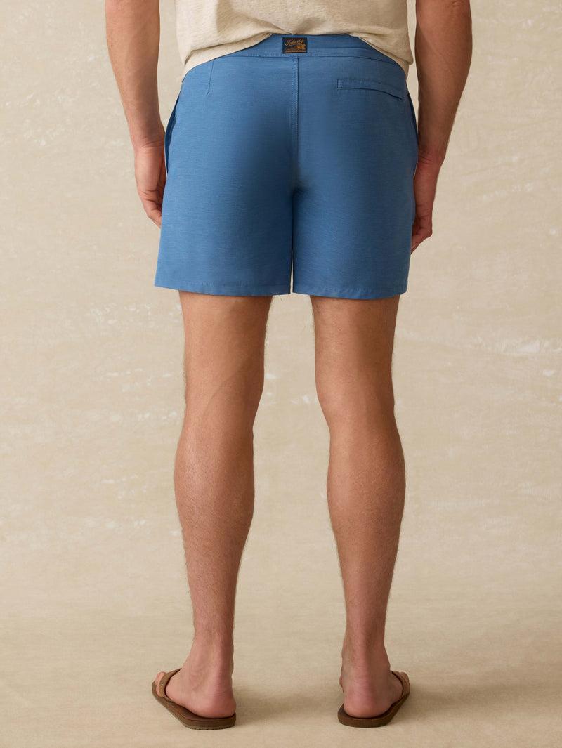 Biarritz Boardshort - Blue Horizon Stripe Product Image