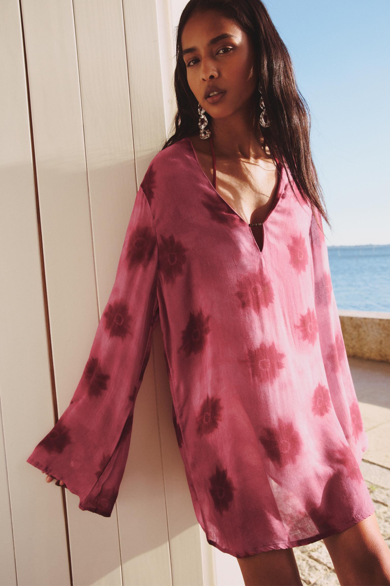 Rustic printed kaftan Product Image
