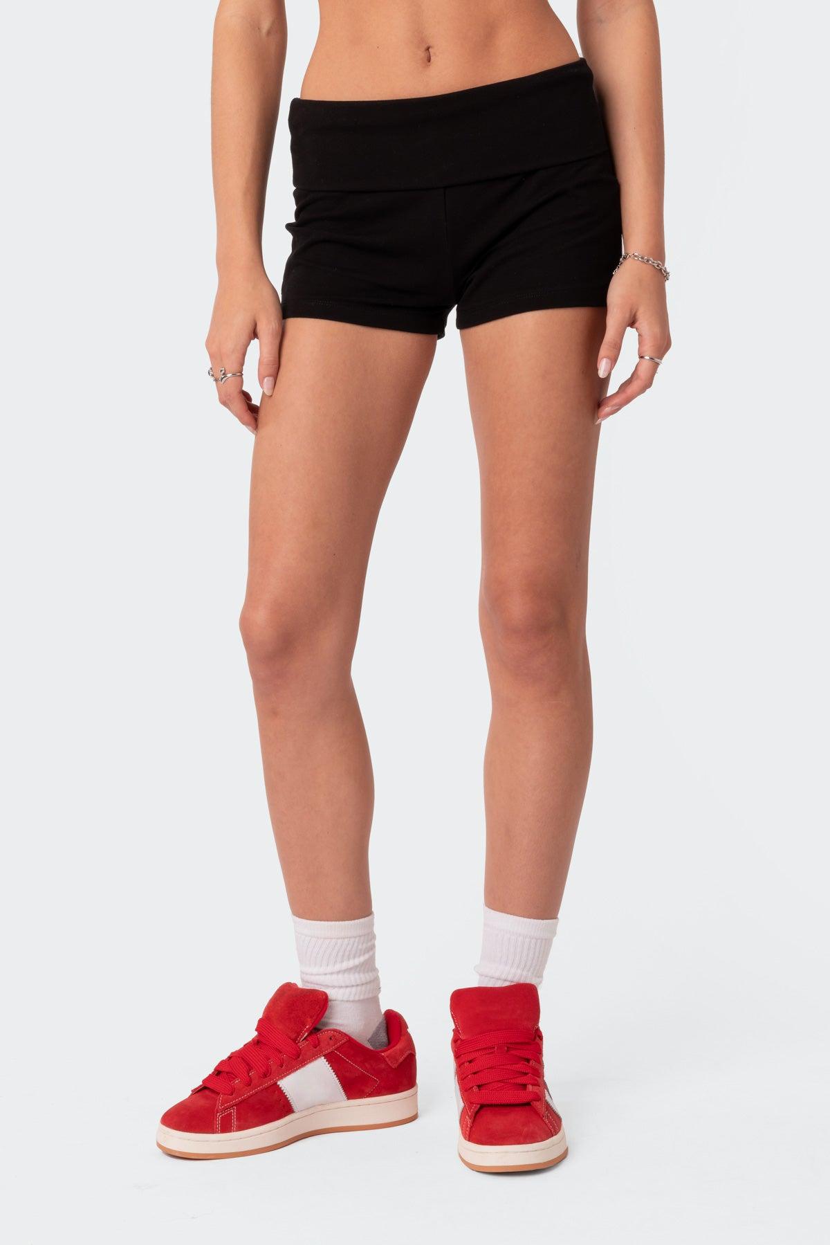 I Love Me Fold Over Shorts Product Image
