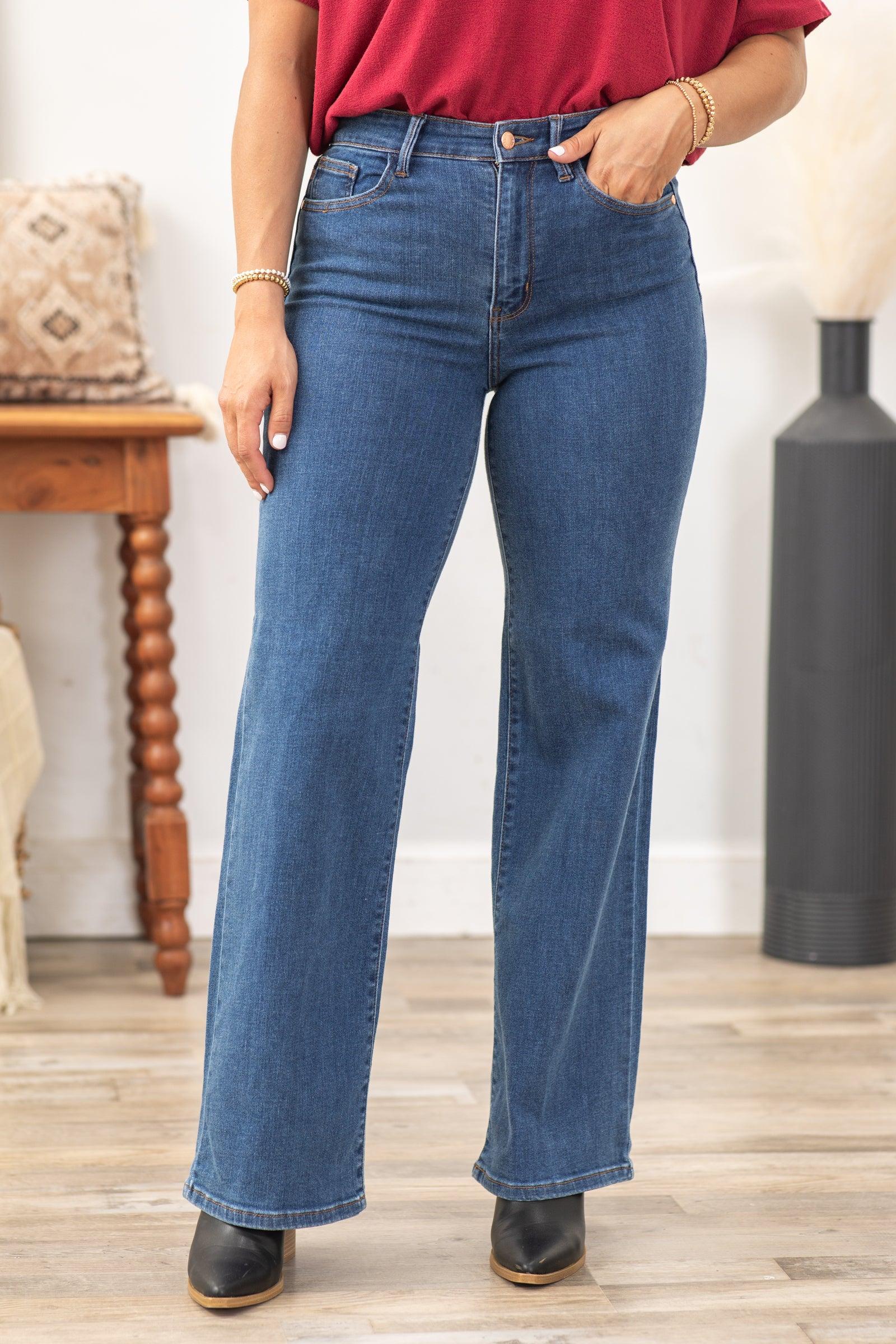 Medium Wash Vintage Wide Leg Jean Product Image