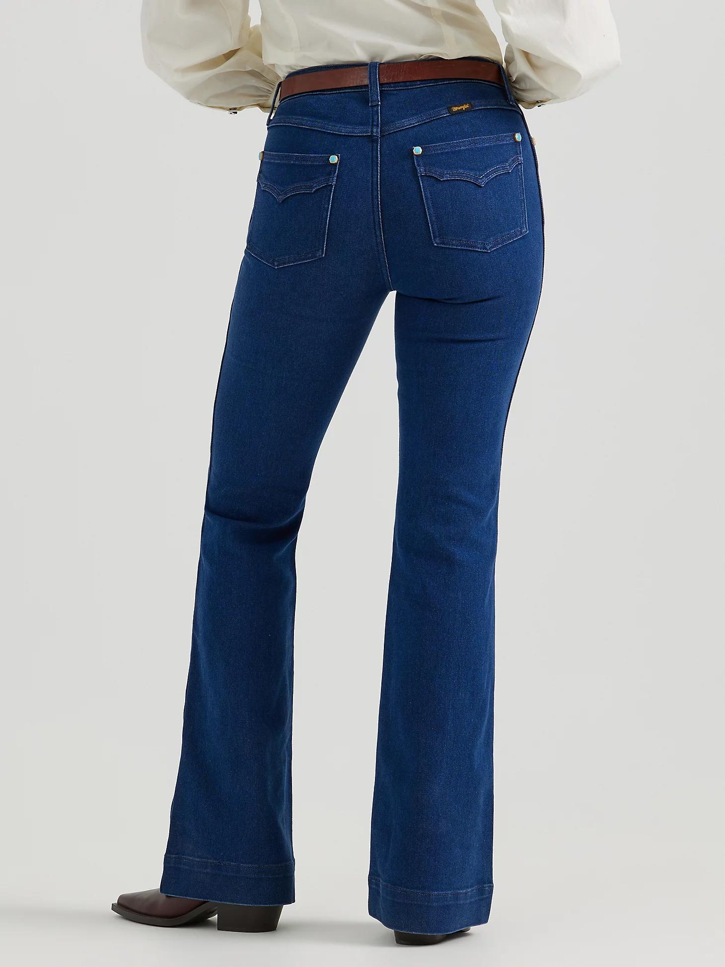 Wrangler® x Yellow Rose by Kendra Scott High Rise Trouser | Women's JEANS | Wrangler® Product Image