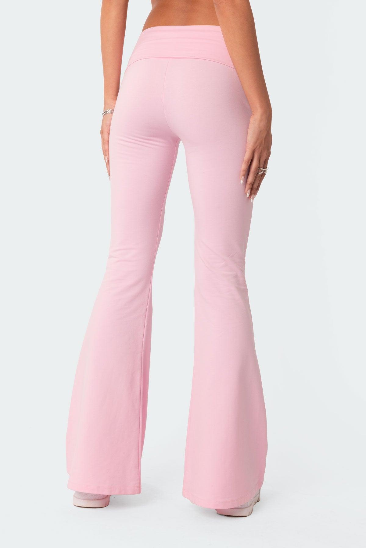 Naomi Fold Over Flared Leggings Product Image