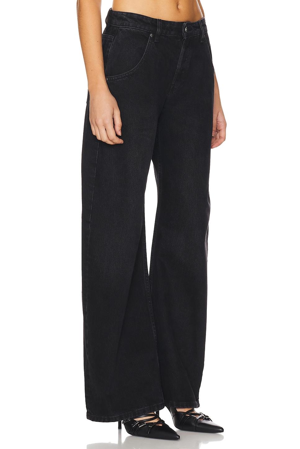 Enzo Mid Rise Barrel Jeans EB Denim Product Image