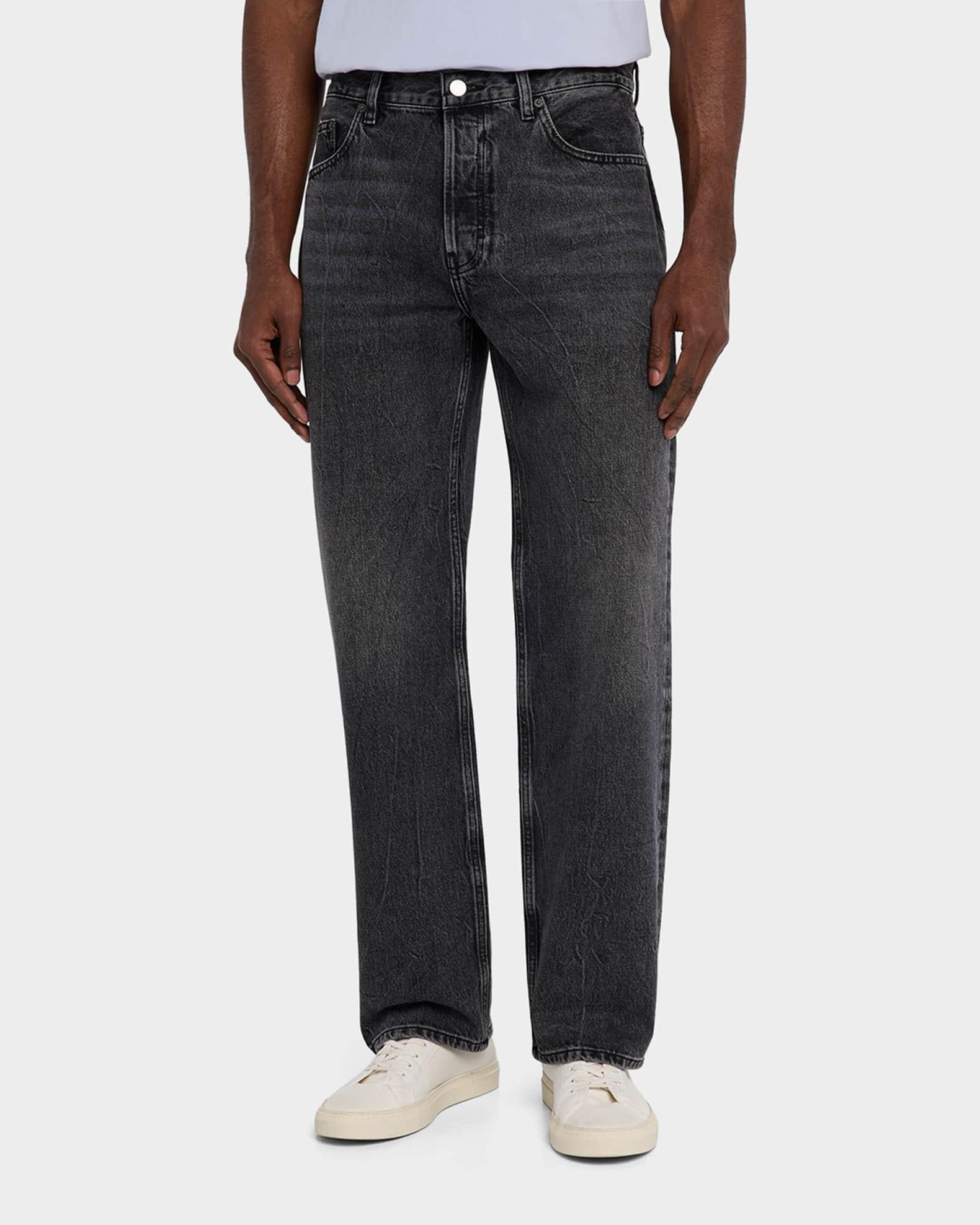 Men's Washed Denim Relaxed Jeans Product Image