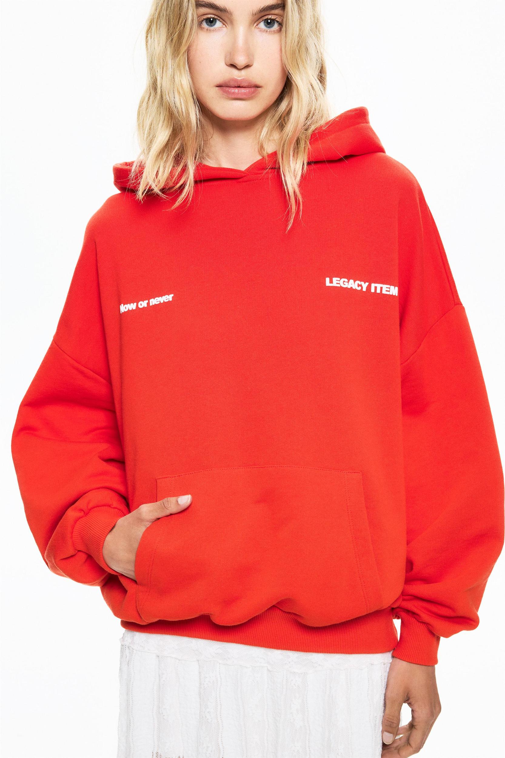 Red hoodie Product Image