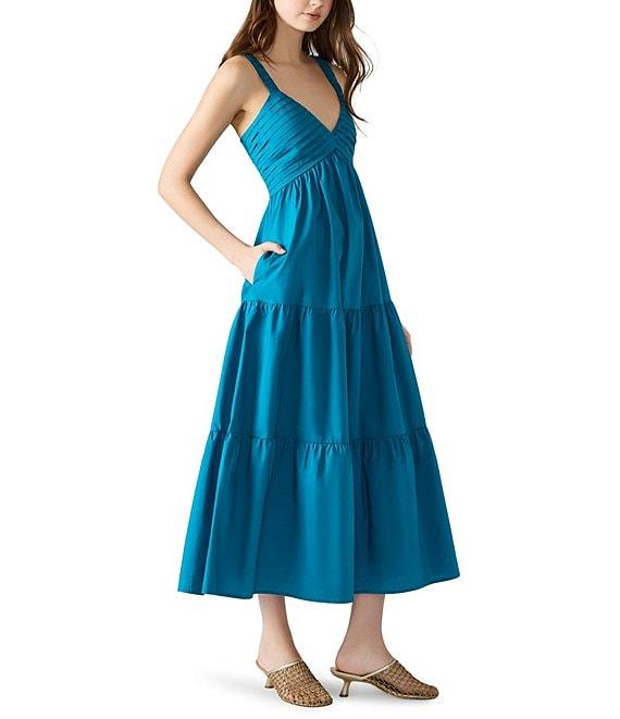 Steve Madden Eliora V-Neck Sleeveless Maxi Dress Product Image