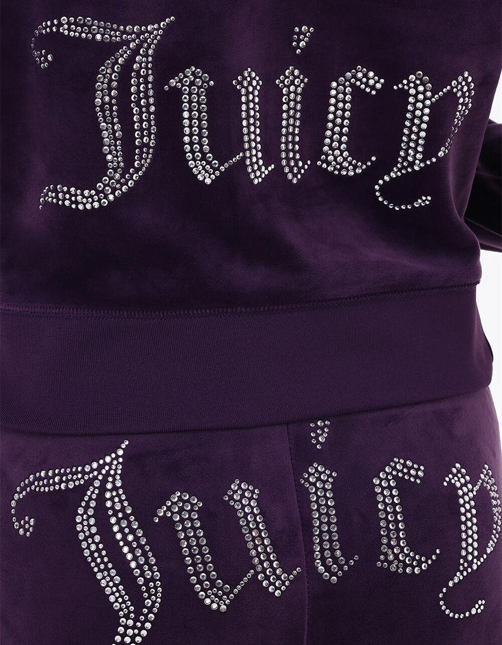 JUICY COUTURE OG Big Bling Womens Hoodie - FUSCHIA Product Image