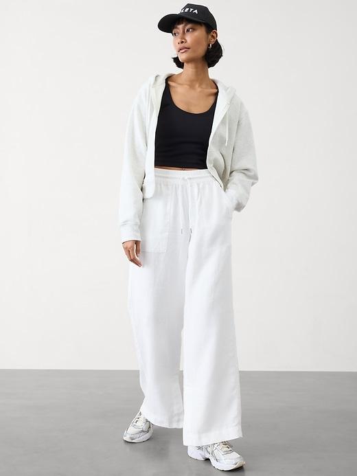 Retreat Linen High Rise Wide Leg Pant Product Image