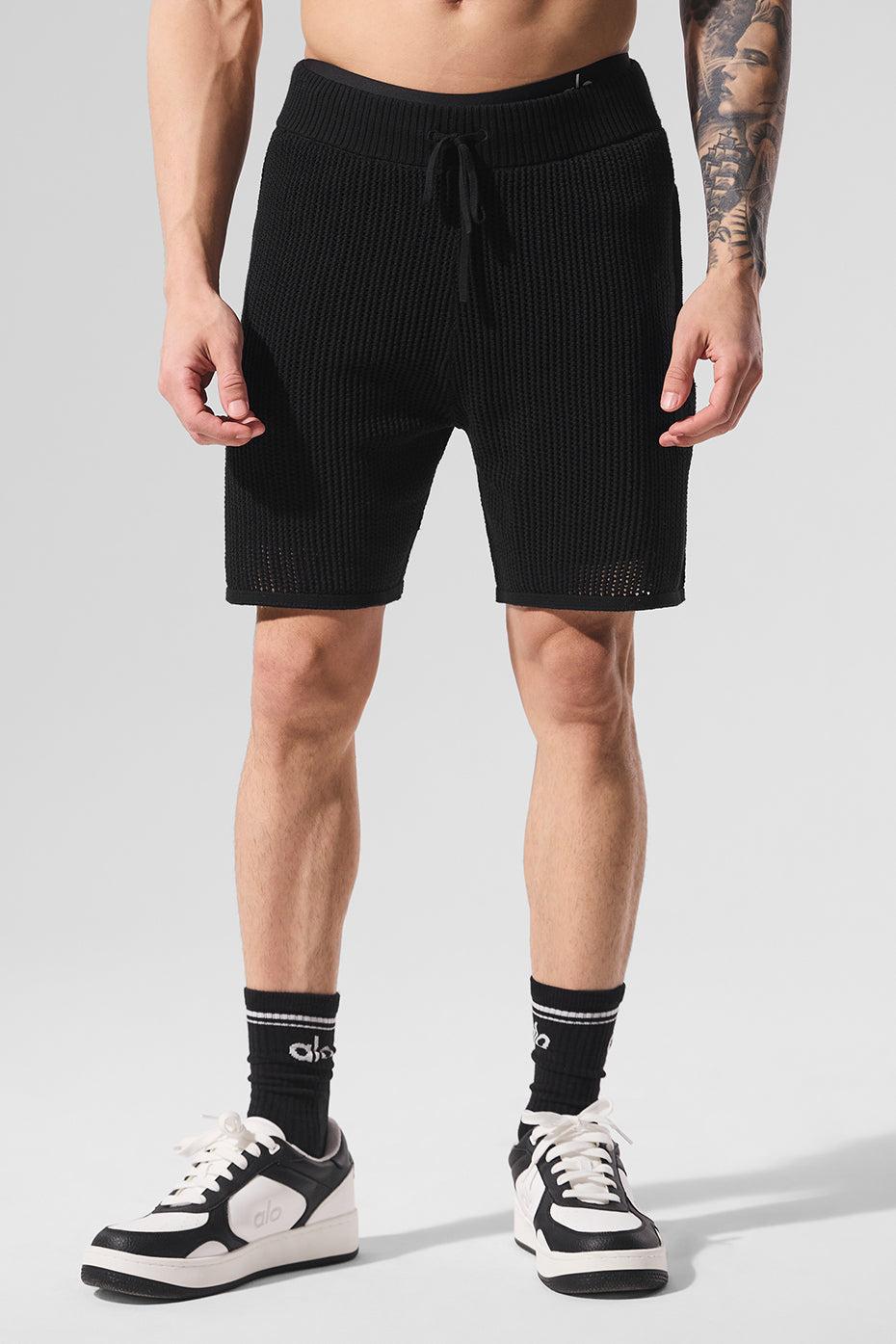 Open-Knit Short - Black Product Image