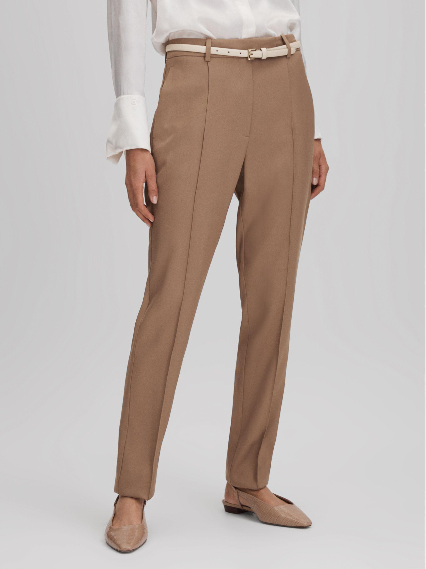 Slim Fit Suit Trousers in Mink Neutral Product Image