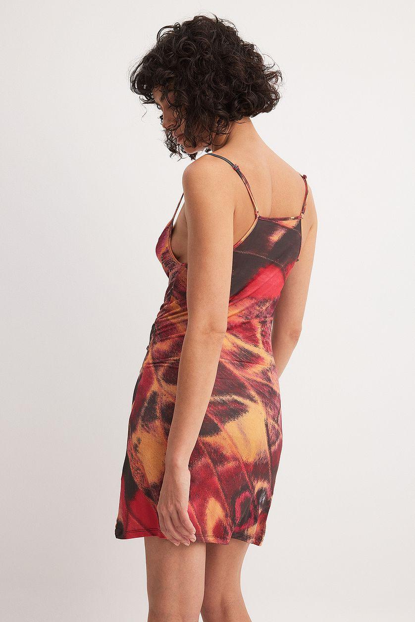 Satin Slip Mini Dress Product Image