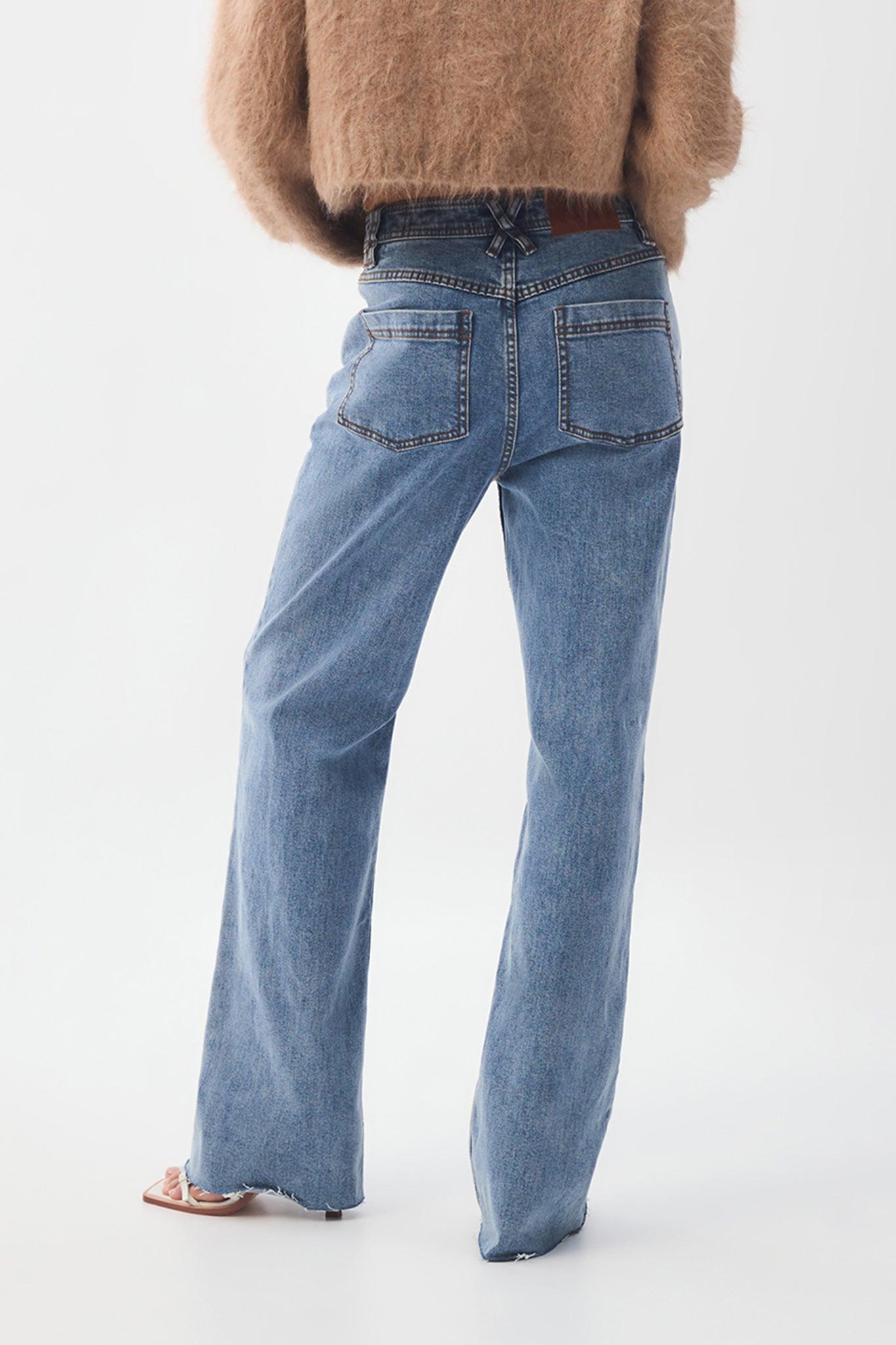Juno Bootleg Jeans-COASTAL WASH / 16 Product Image