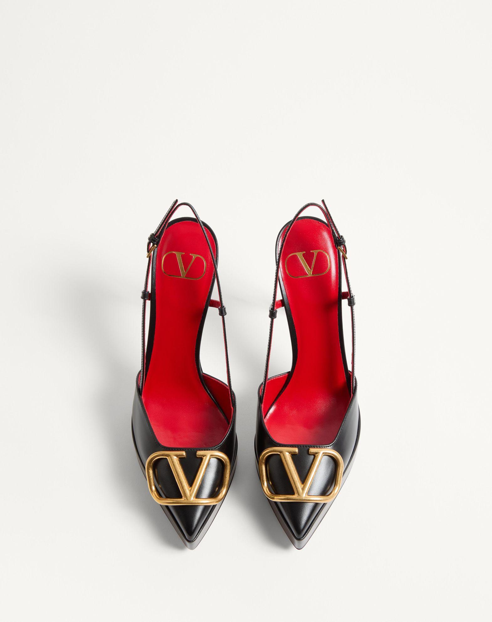 Vlogo Signature Calfskin Slingback Platform Pump 120Mm Product Image