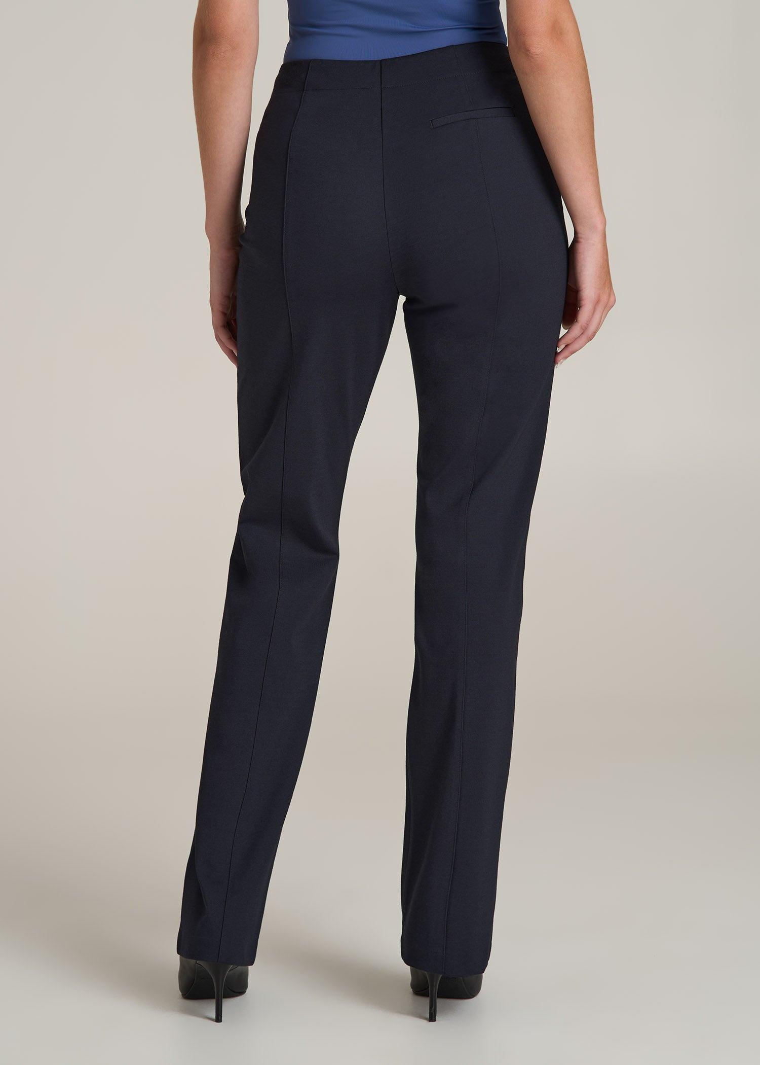 Straight Leg Dress Pants for Tall Women in Deep Navy Female Product Image