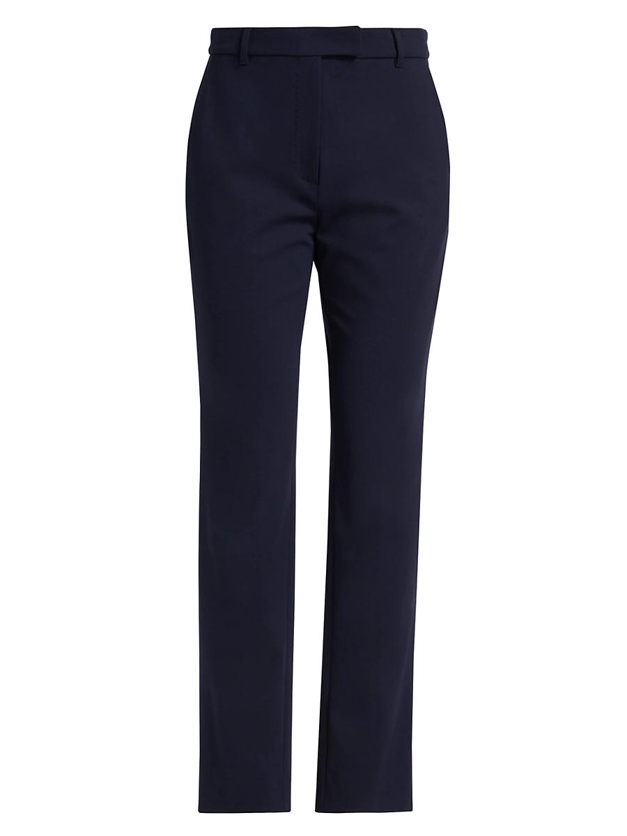 Womens Ermes High-Rise Straight-Leg Pants Product Image