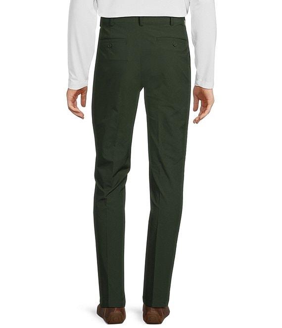Roundtree & Yorke Performance Ethan Slim Fit Flat Front Chino Pants Product Image