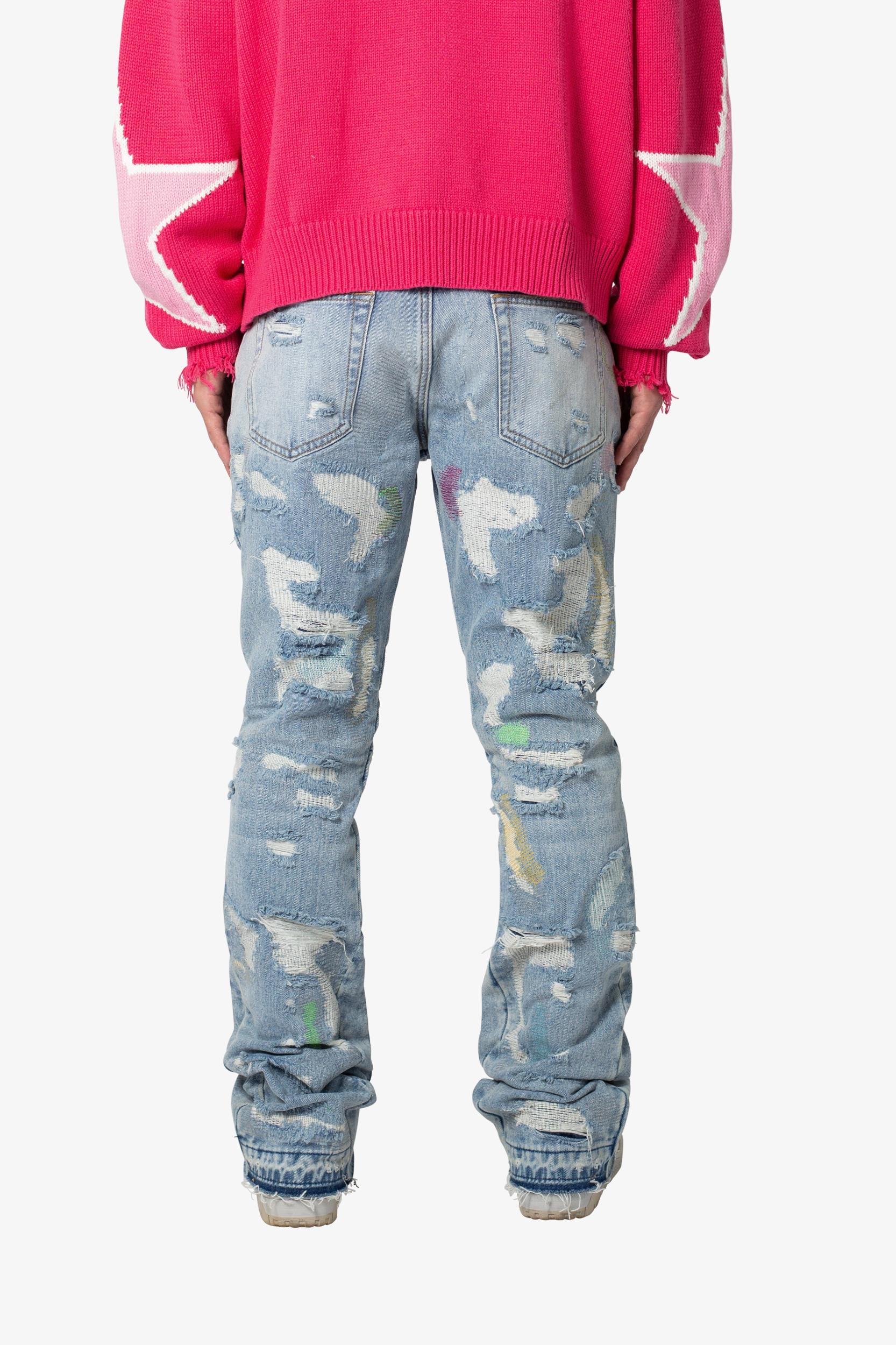 B570 Flare Denim - Blue Product Image