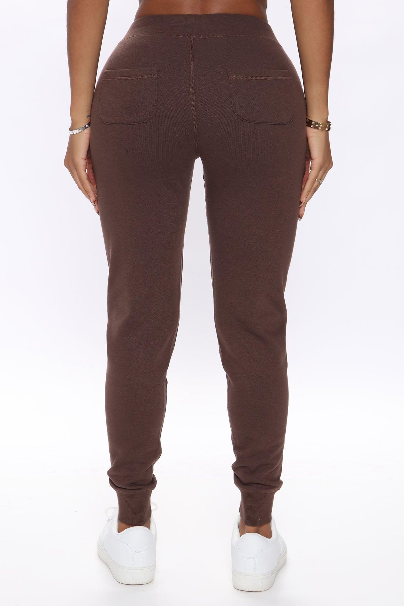 Relaxed Vibe Joggers - Chocolate Product Image