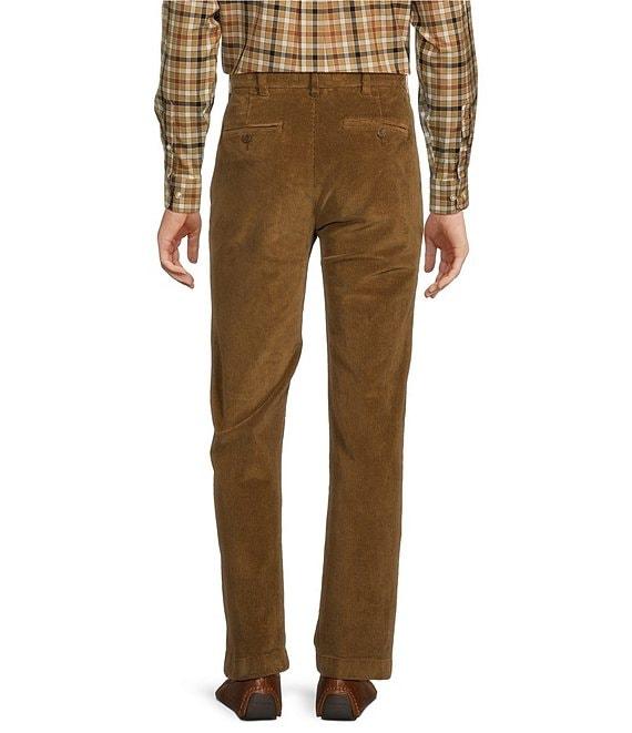 Roundtree & Yorke Stewart Classic Fit Flat Front Corduroy Pants Product Image