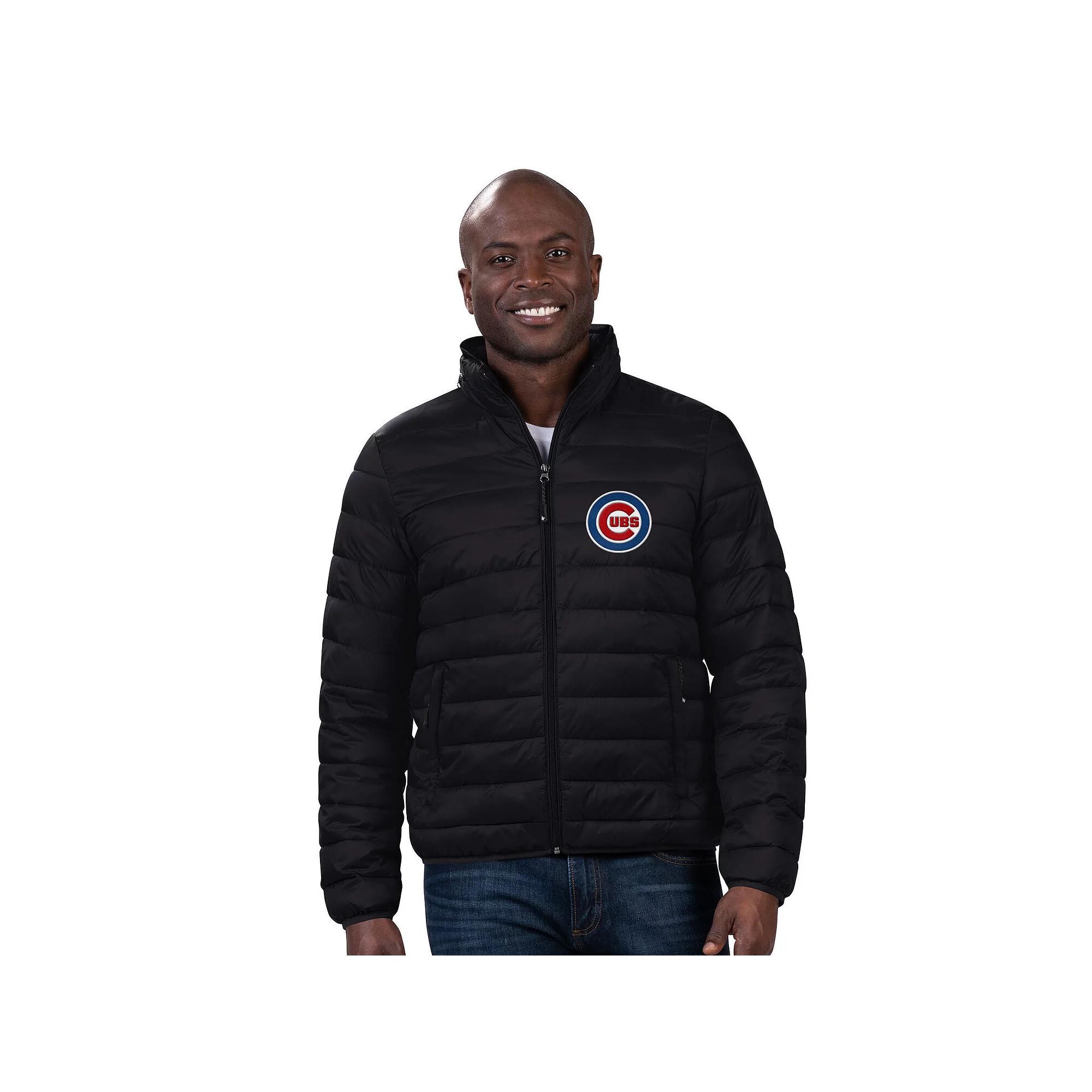 Men's G-III Sports by Carl Banks Black New York Mets Packable Neck Pillow Full-Zip Puffer Jacket,  Product Image