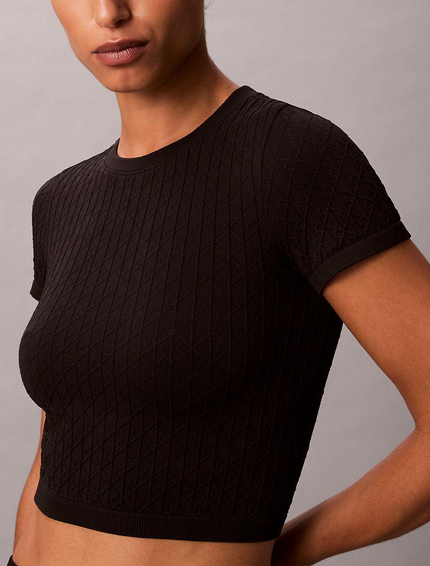 Rib Emblem Seamless Tee Product Image