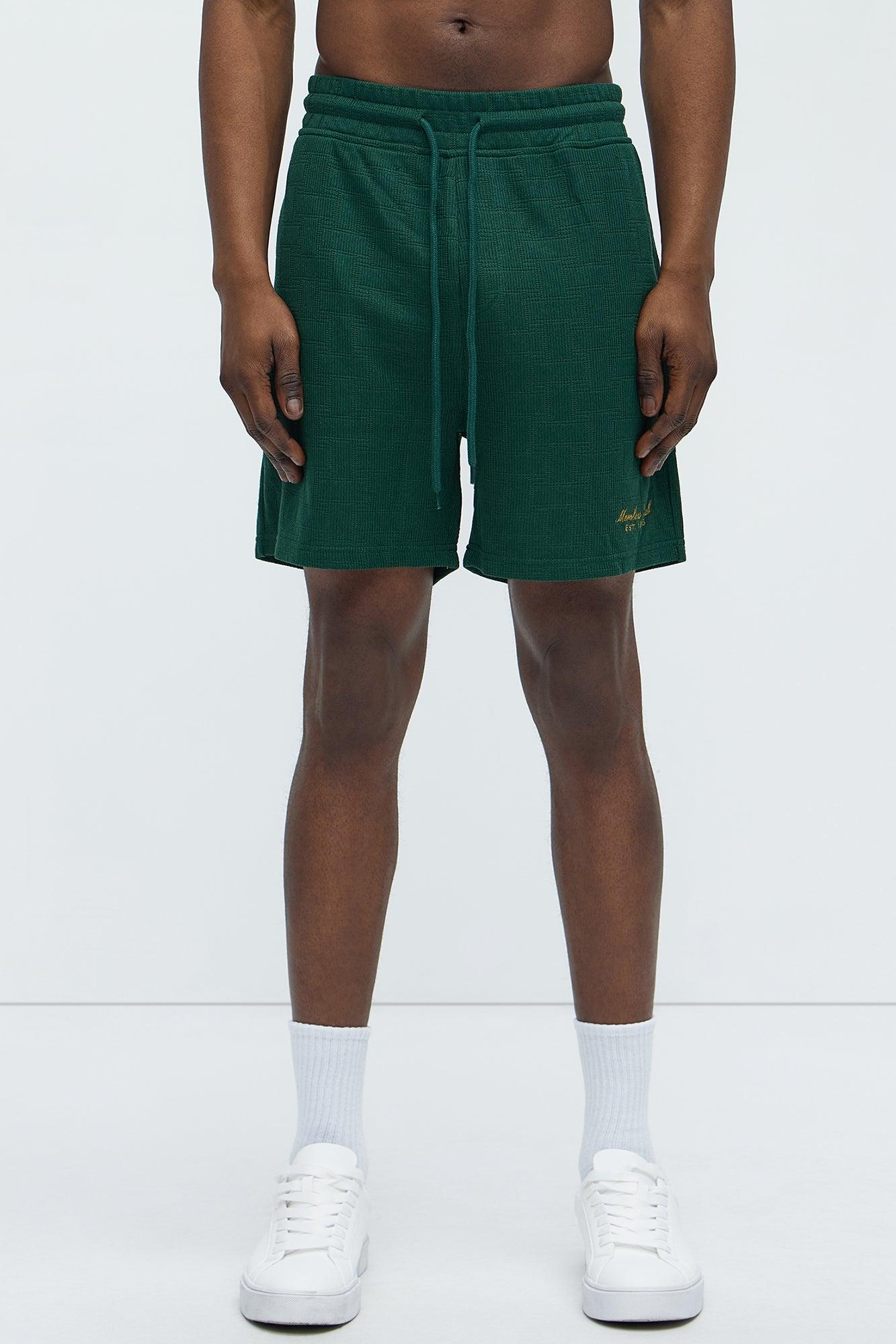 Vintage Relaxed Shorts - Hunter Green Product Image