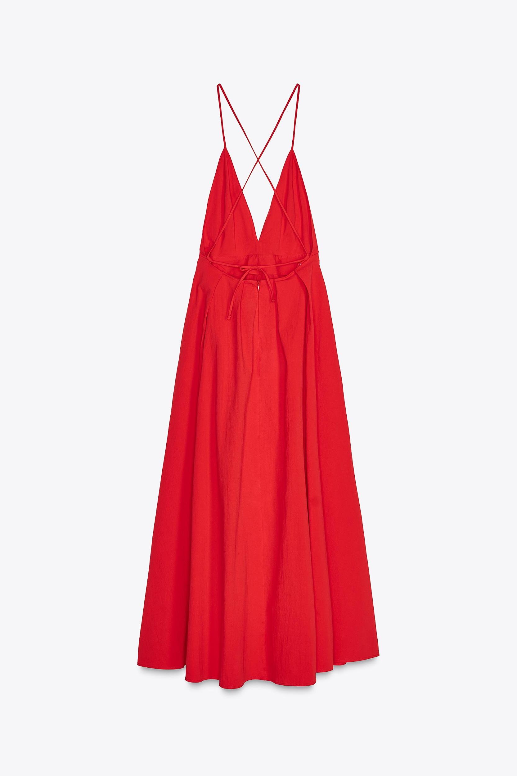 OPEN BACK DRESS ZW COLLECTION Product Image