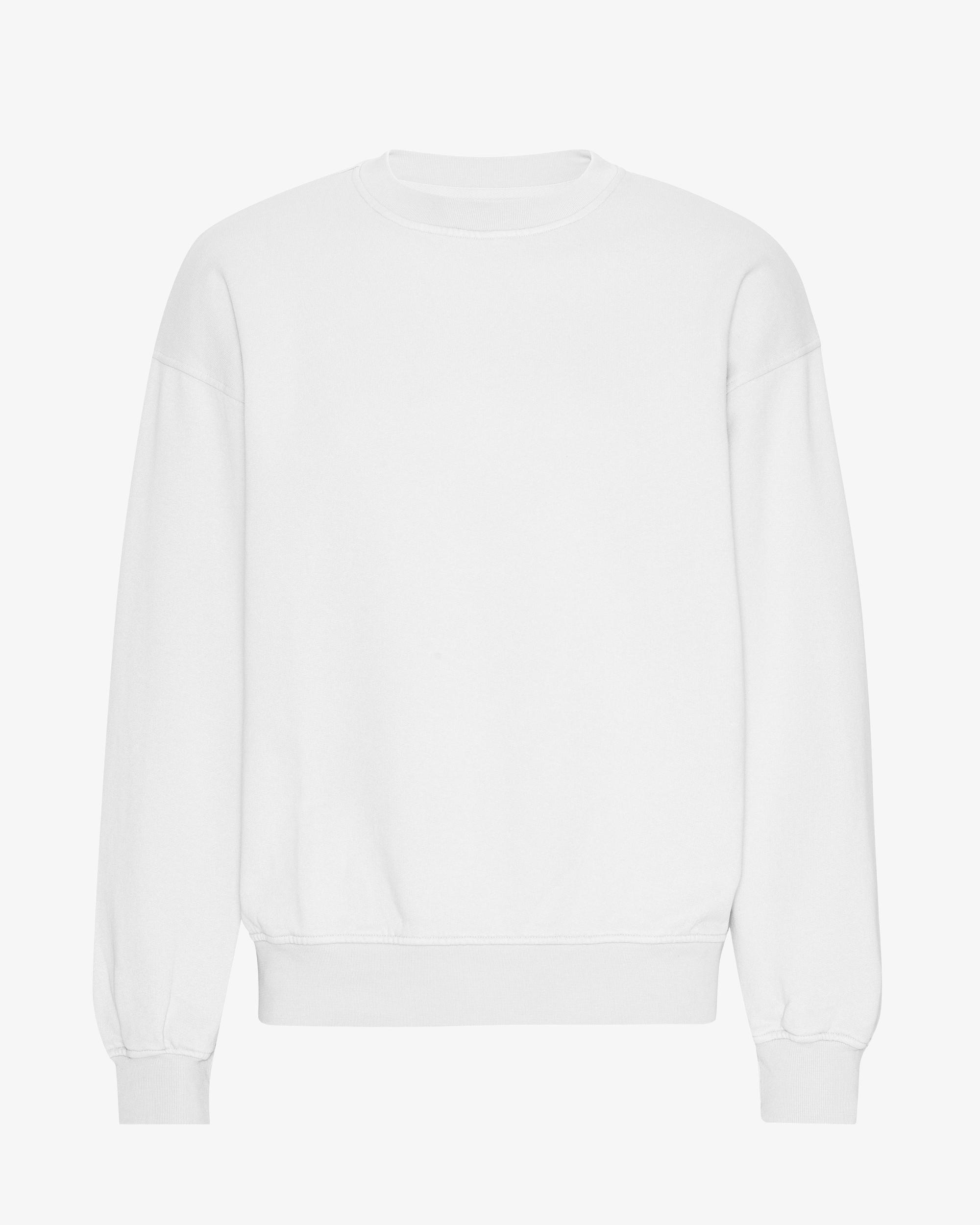 Organic Oversized Crew - Optical White Product Image