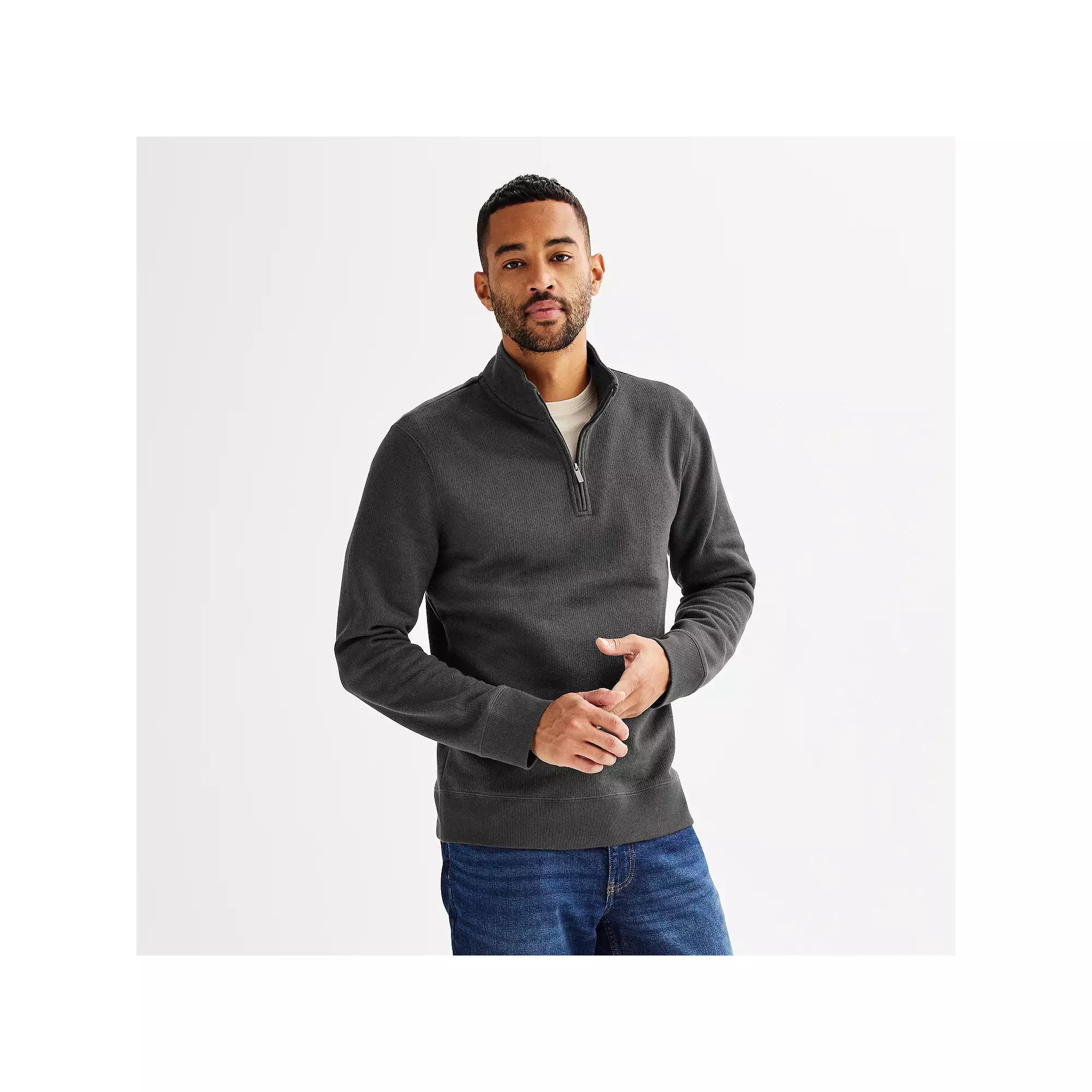 Men's Sonoma Goods For Life® Sweater Fleece Quarter Zip Pullover,  Product Image