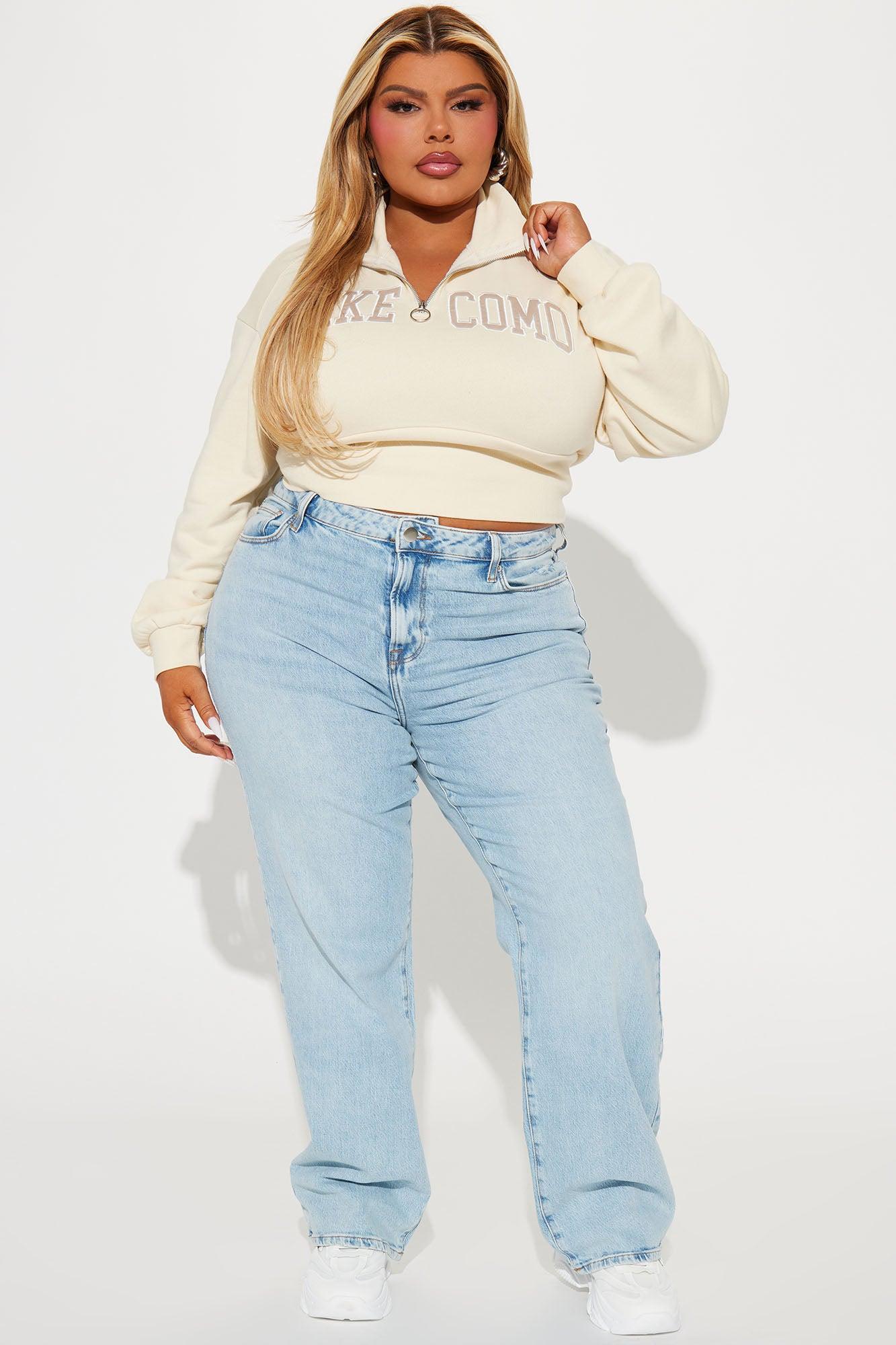 Lake Como Quarter Zip Sweatshirt - Taupe Product Image