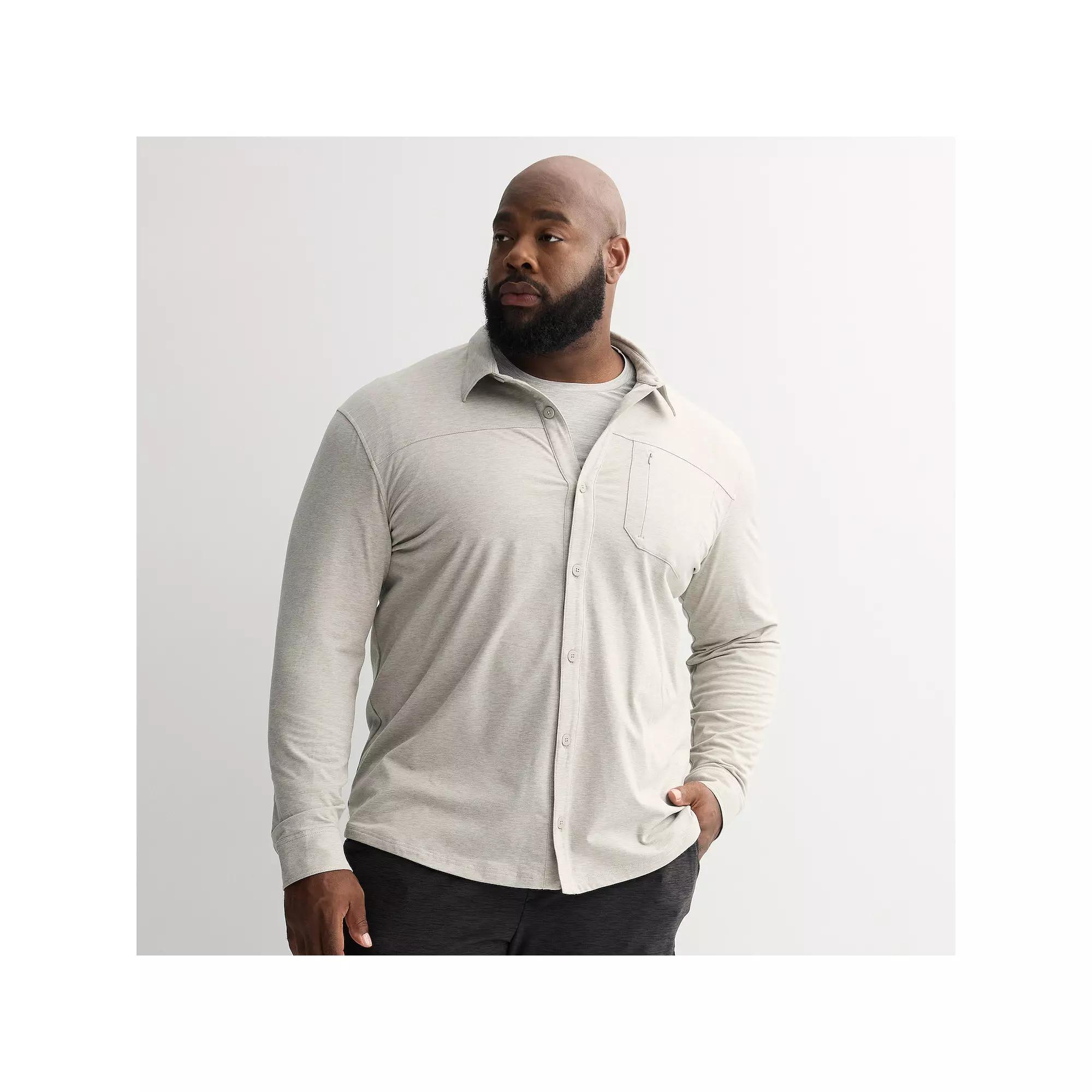 Big & Tall FLX Wander Button Down Shirt, Men's,  Product Image