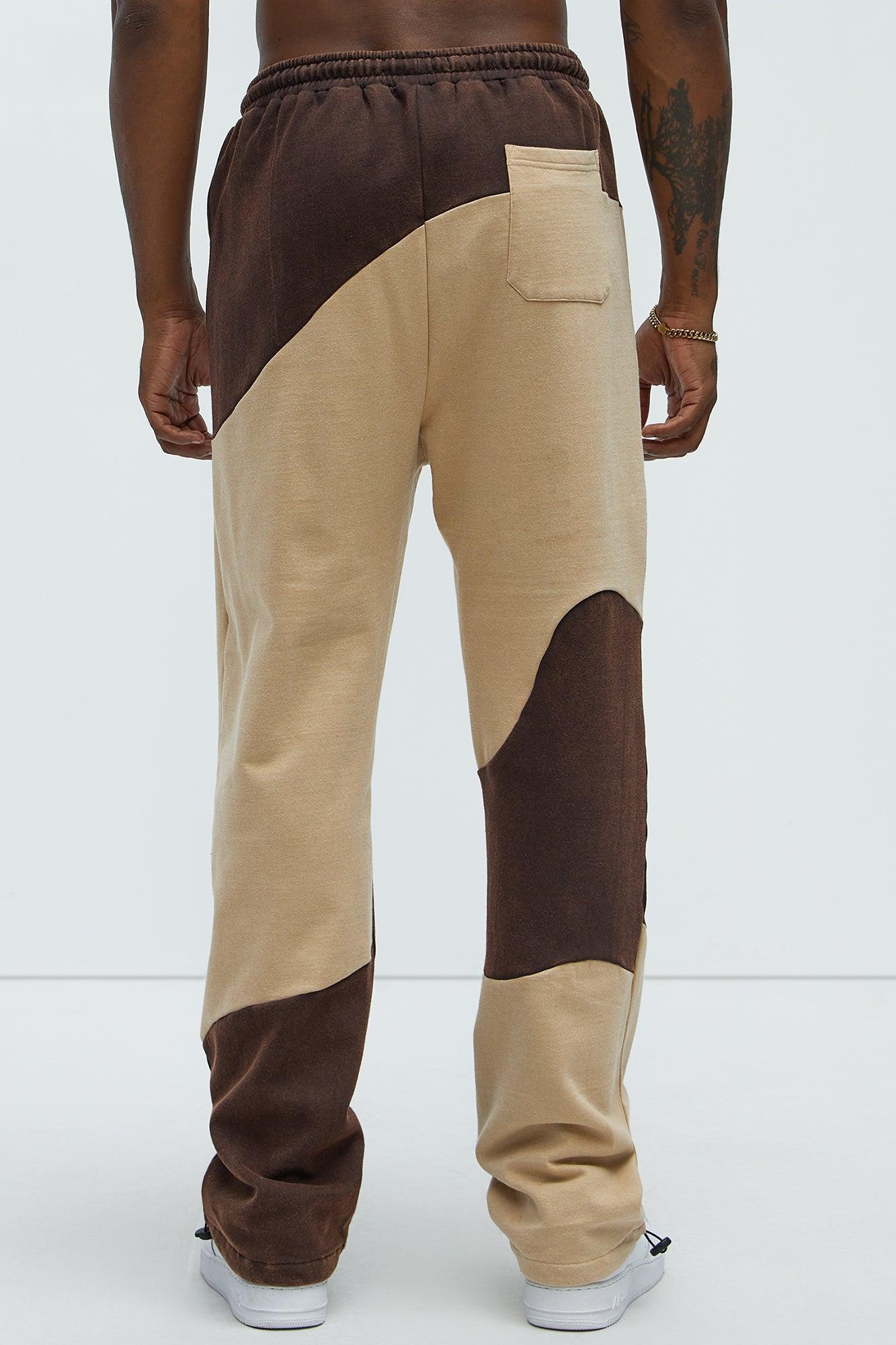 Washed Abstract Jogger - Brown Product Image