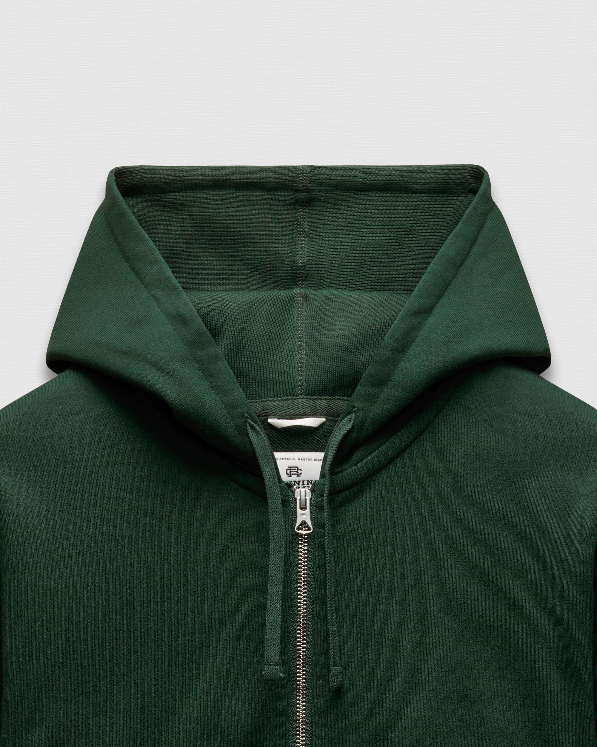 Midweight Terry Standard Zip Hoodie Male Product Image