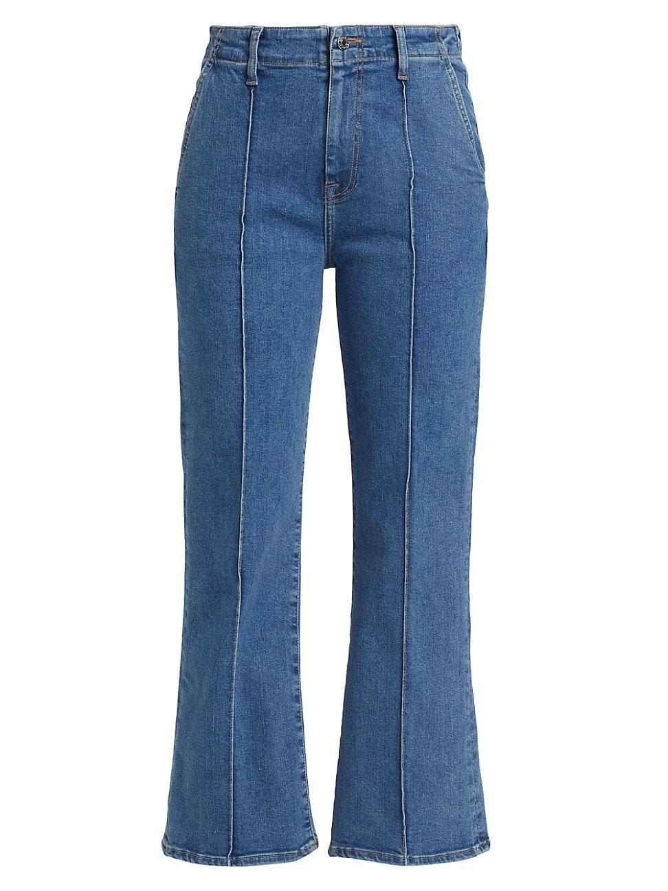 Womens Ansel Crop Flare Jeans Product Image