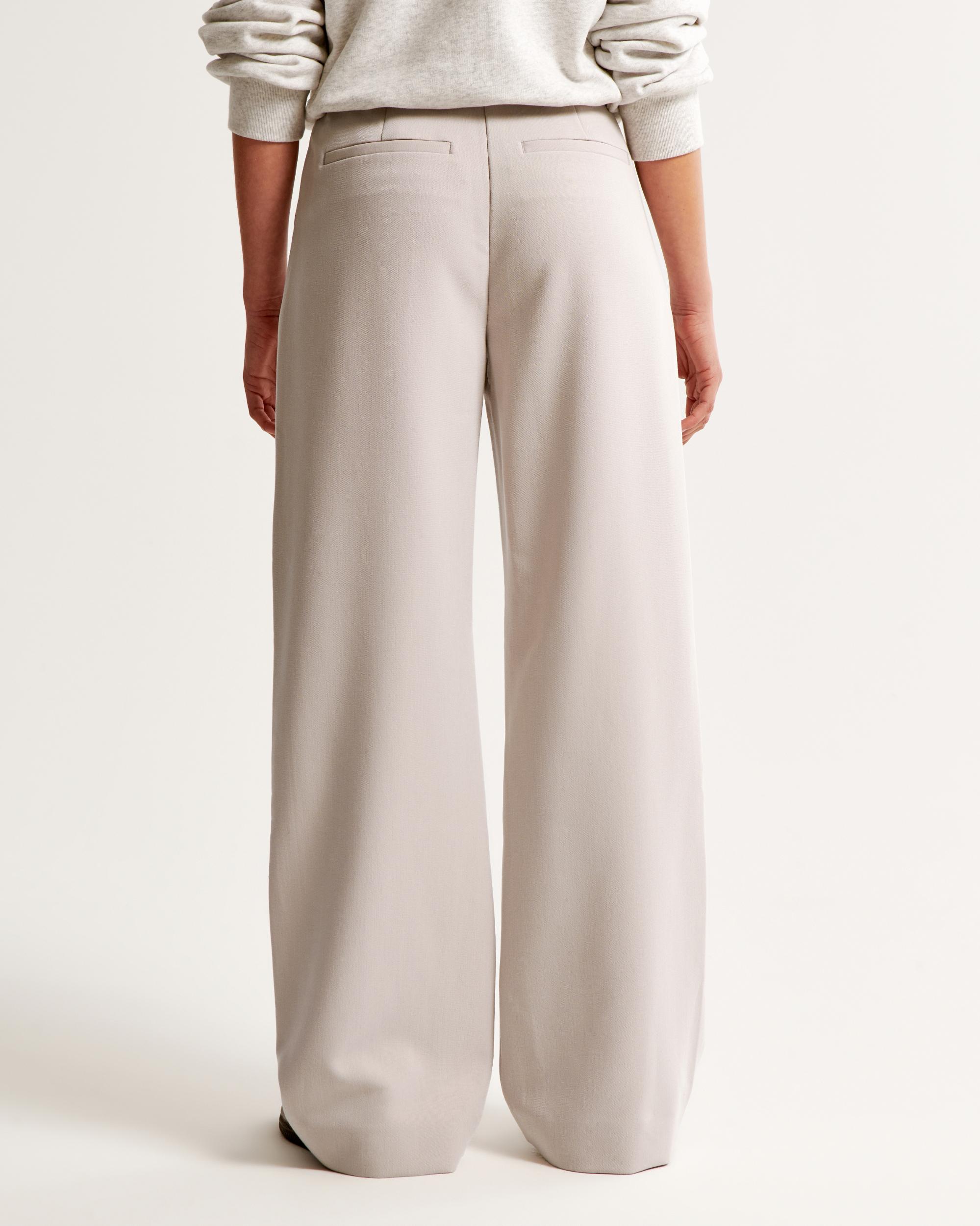 A&F Sloane Tailored Wide Leg Pant Product Image