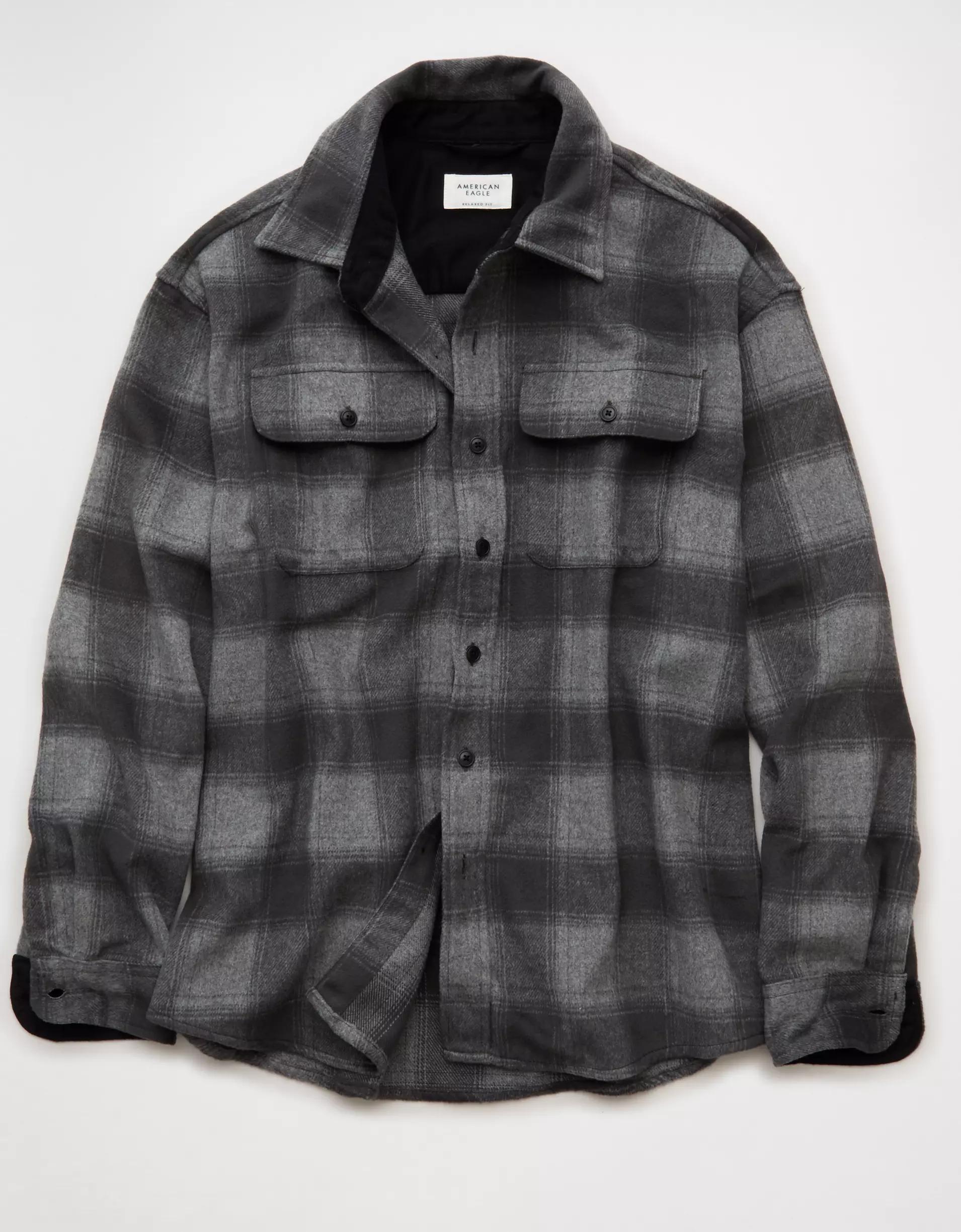 AE Relaxed Heavyweight Flannel Product Image