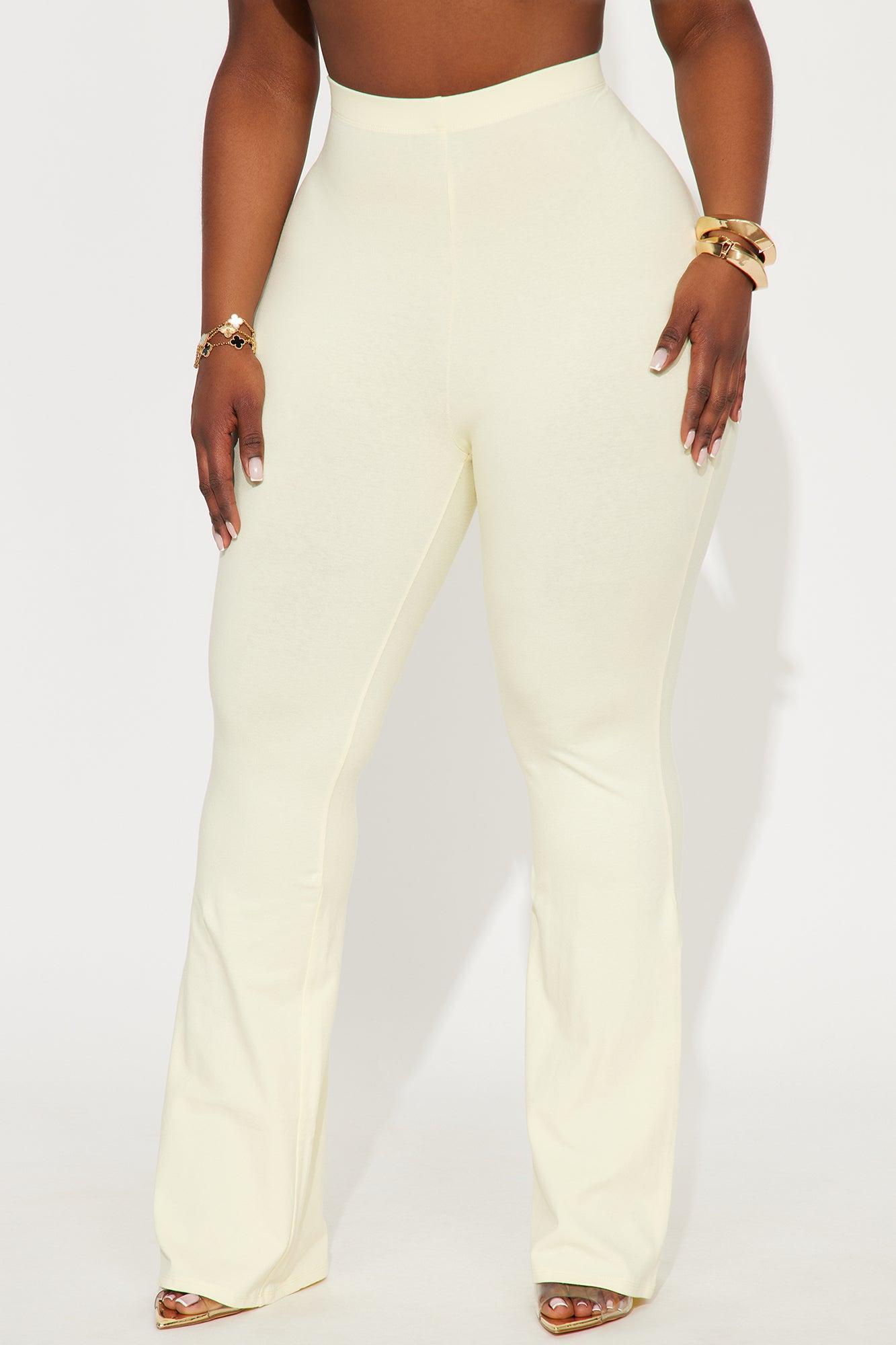Adriana Flare Pant - Butter Yellow Product Image
