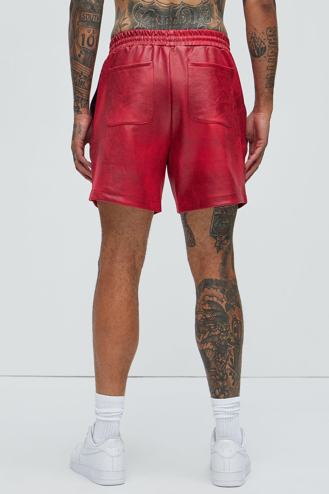 Scorched Relaxed Shorts - Red Product Image