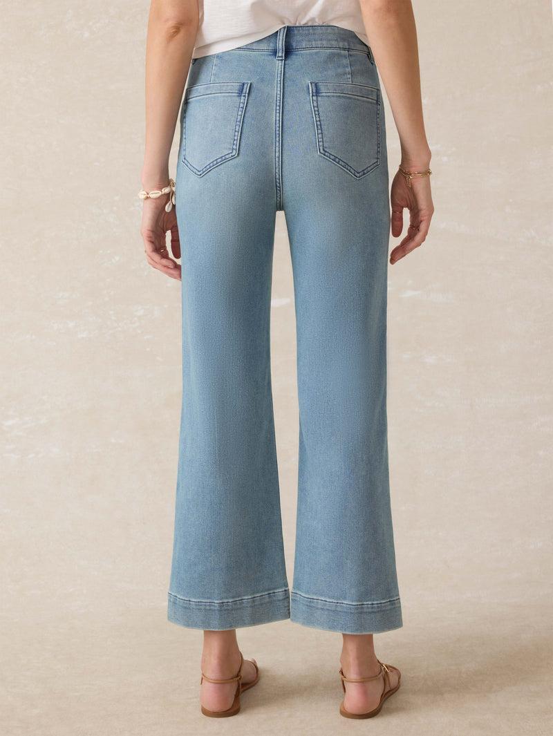 Stretch Terry Patch Pocket Ankle Pant - Eastern Shore Wash Product Image