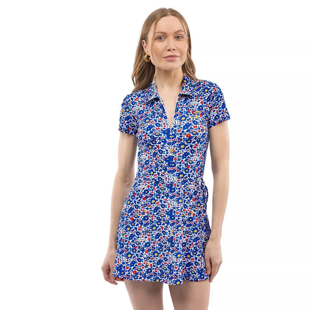 Women's Smith & Quinn  Royal/White Kansas Jayhawks Tailgate Ivy Dress, Size: Large, Blue Product Image
