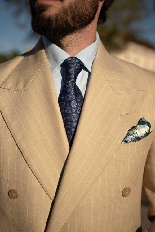 Elizabetta Ercole - Silk Jacquard Tie for Men in Ultramarine Blue at Nordstrom Product Image